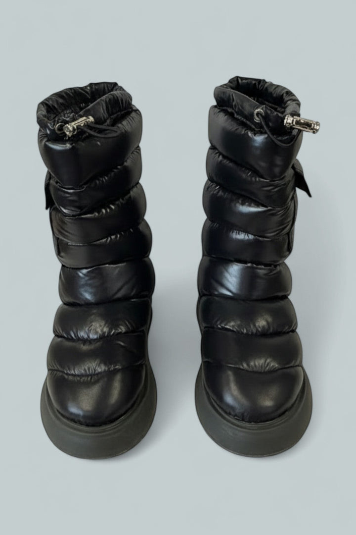 Women's Gaia Quilted Cold Weather Boots - Black