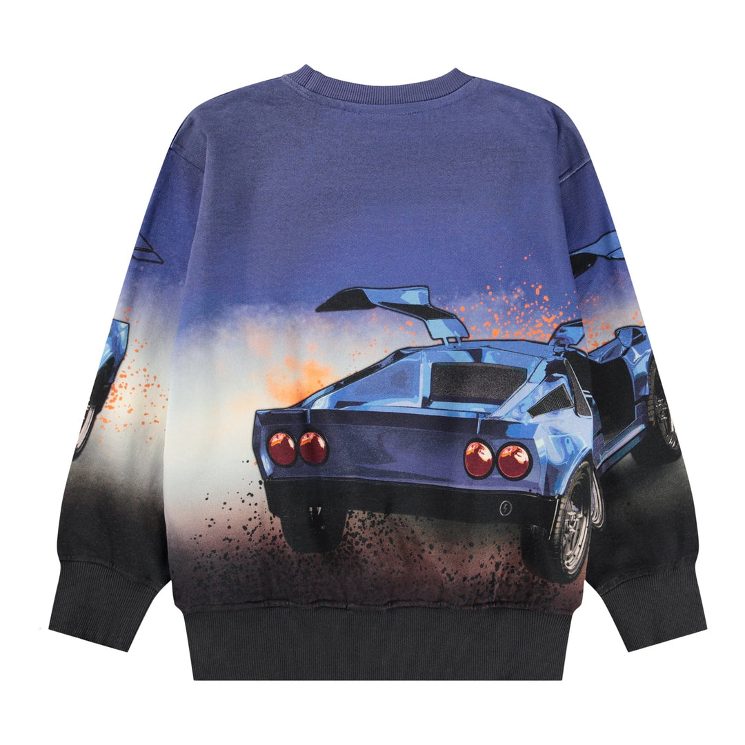Mattis Sweat Shirt - Car Blue