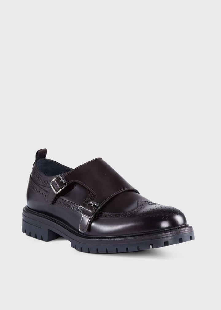 Marcelo Double Monk - Dark Brown