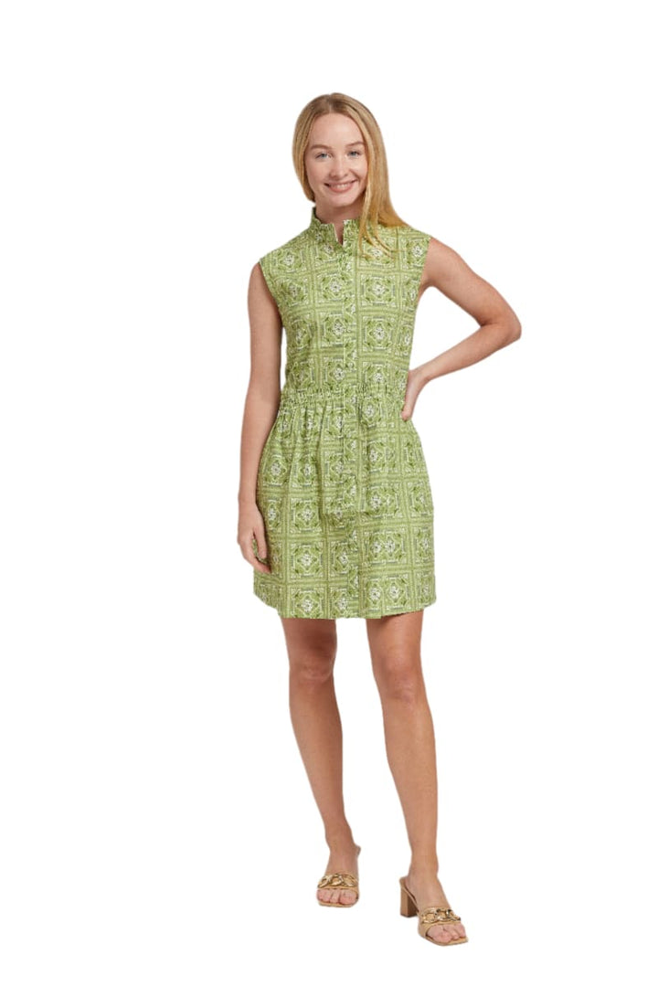 Maddie Dress - Verdant Mosaic