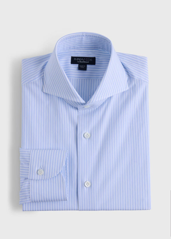 Phineas Cole Stripe Dress Shirt - Blue