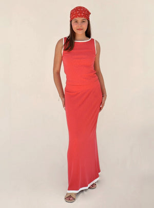 Ines Skirt/Dress - Berry Red