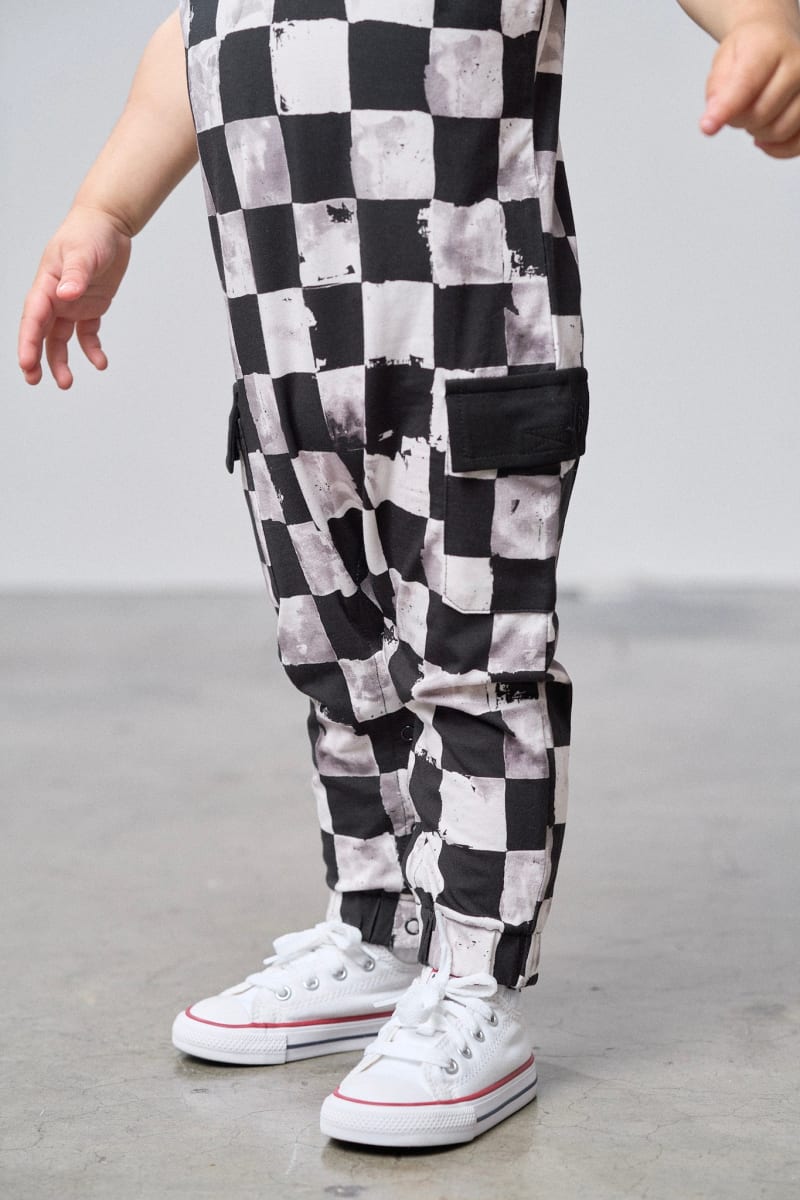 Checkered Tank Romper