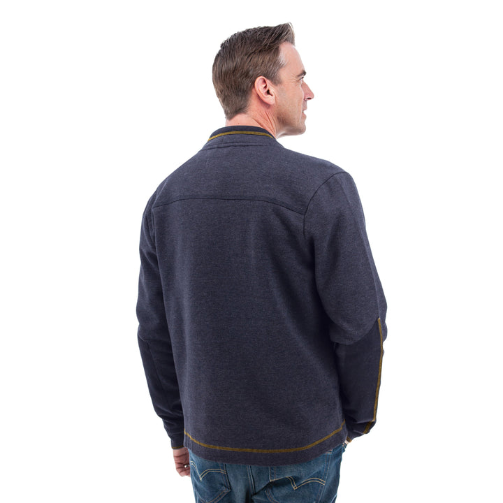Waylen Organic Cotton Fleece Jacket - Caviar