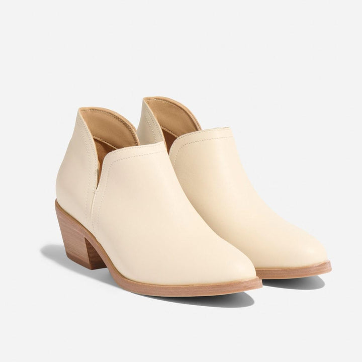 Mia Everyday Ankle Bootie - Bone - FINAL SALE