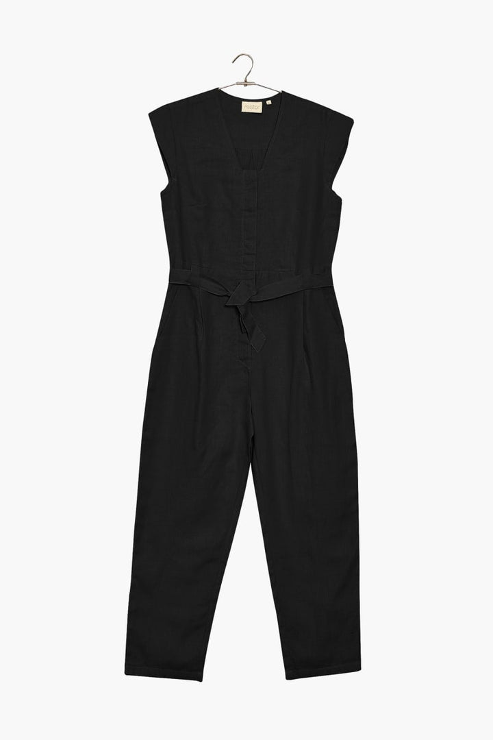 Hemp Noir Jumpsuit - Black