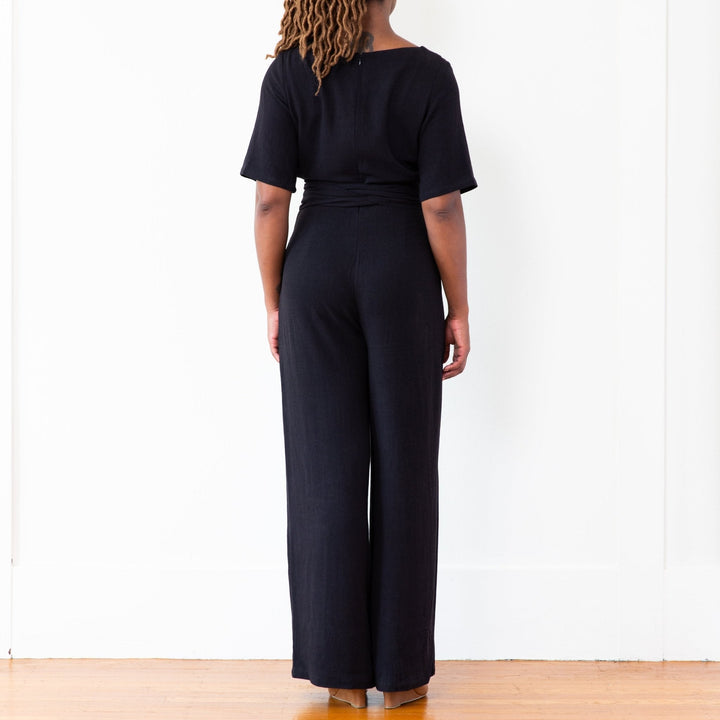 The Isabel Jumpsuit (Long) - Black