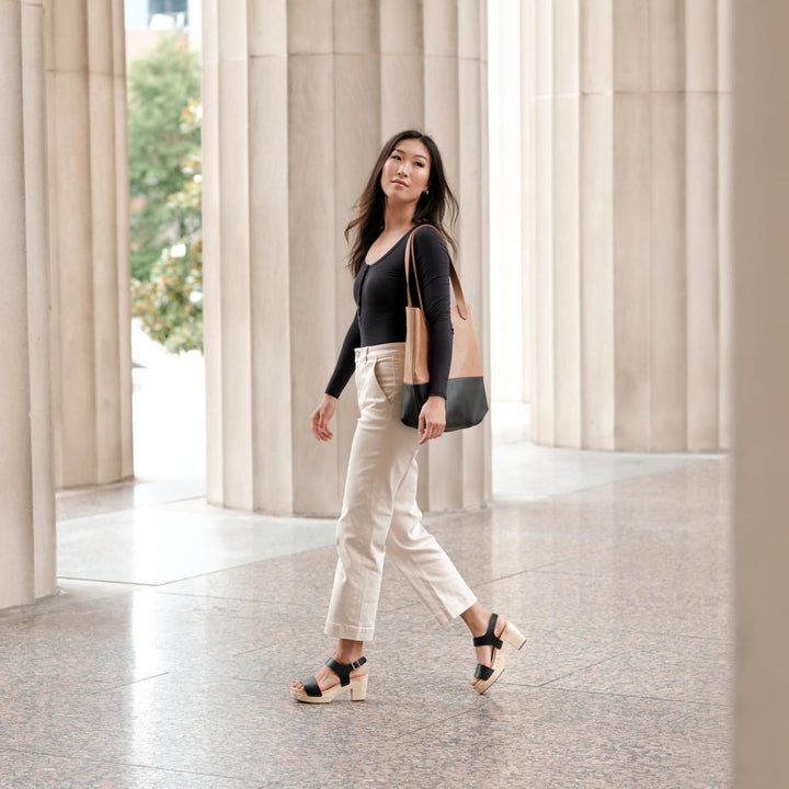 All-Day Open Toe Clog - Black - FINAL SALE
