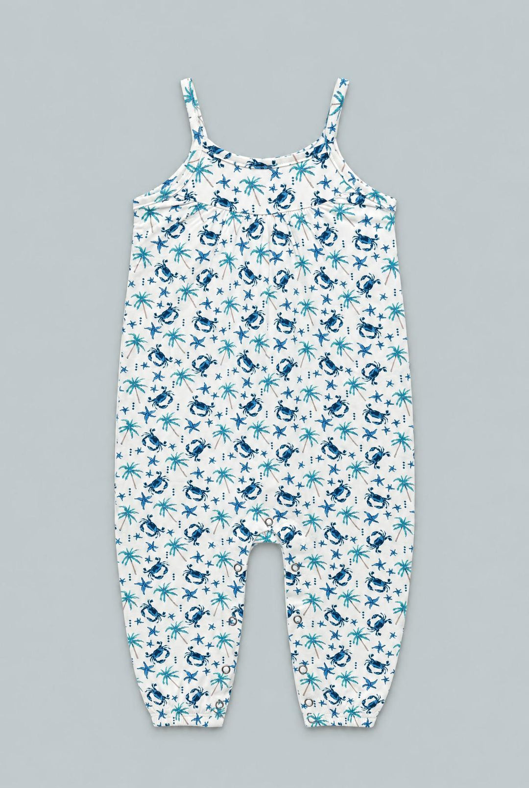 Blue Crabs Tank Pant Romper - Beach Days