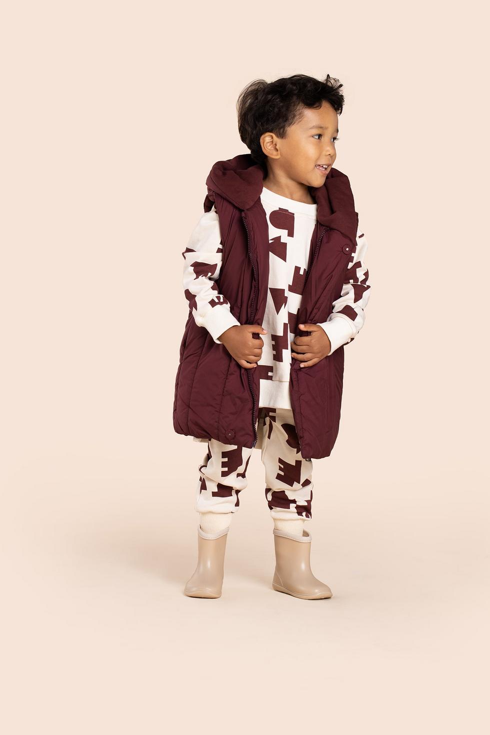 Kids Terry Hi-Low Sweatshirt - Off-White