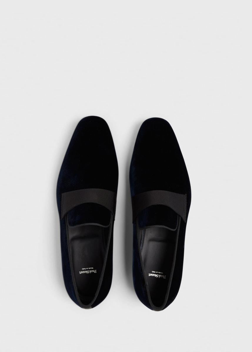 Heron Formal Slip-On - Blue velvet