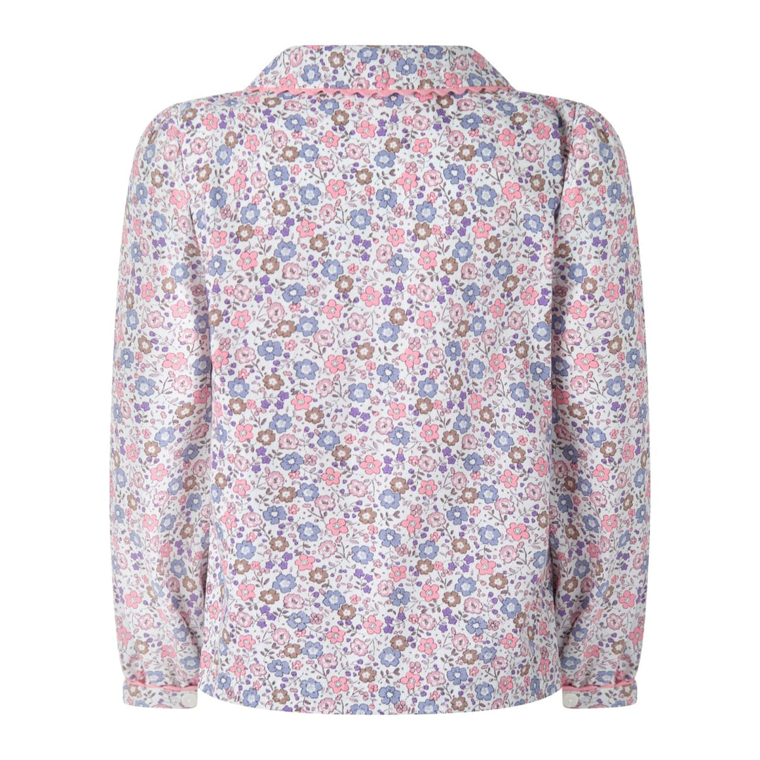 Pink Floral Blouse