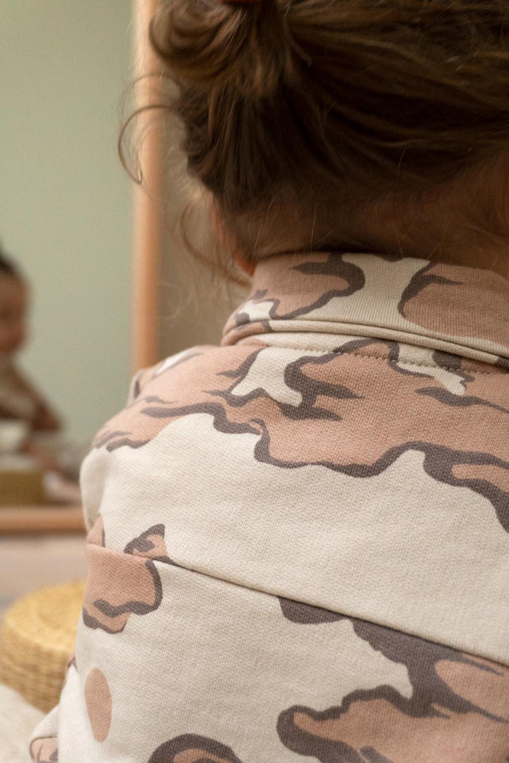 Organic Pima Cotton Kids Jersey Jacket - Pink Clouds