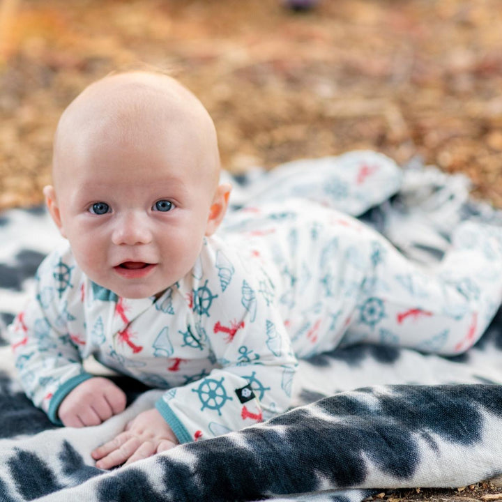 Zipper Footie - Lobster