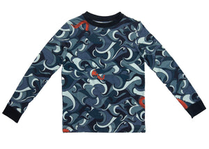 Two-Piece Pajama Set - Stormy Sea