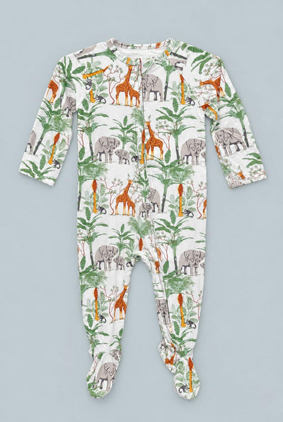 Zipper Footie - George's Jungle