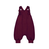 Baby Quilted Dungarees - Maroon