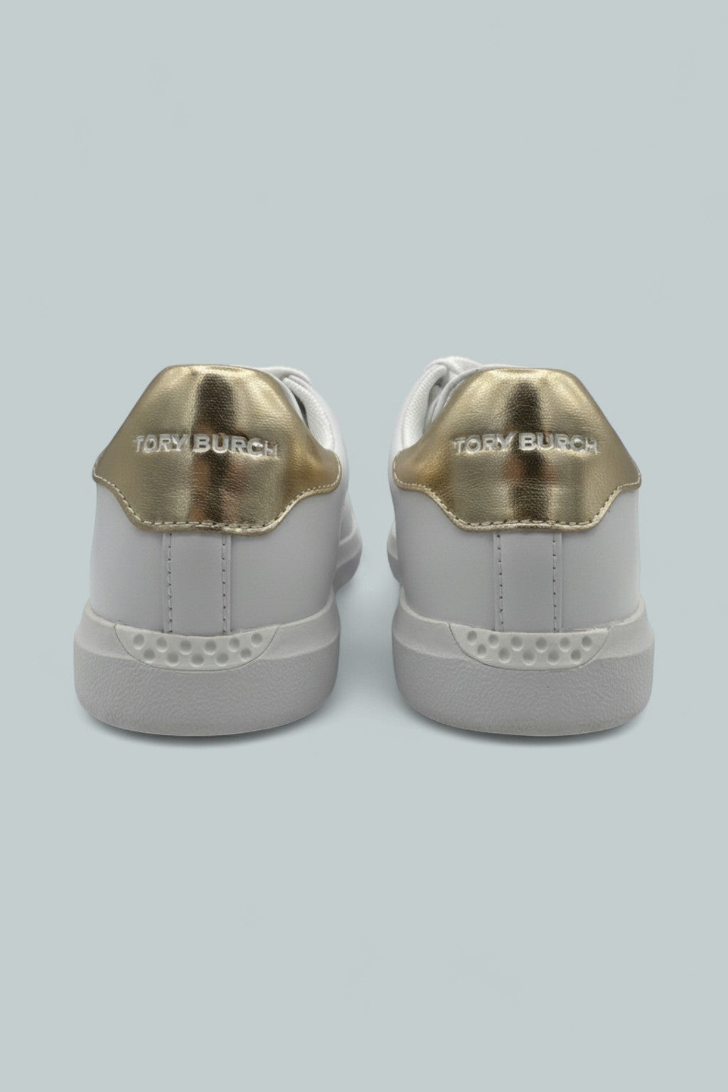 Double T Howell Court Sneakers - Titanium White / Spark Gold