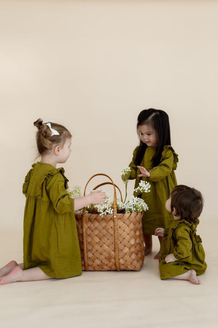 Kimber Long Sleeve Dress - Avocado