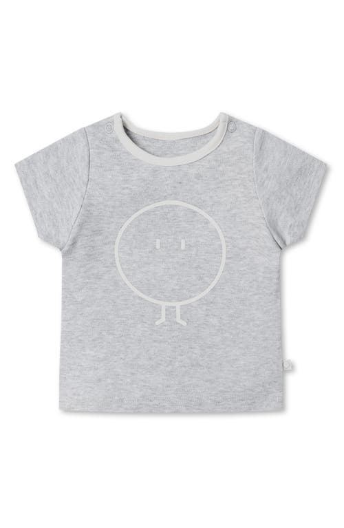 Kids Snoozy Fitted Two-Piece Graphic Short Pajamas - Grey Marl