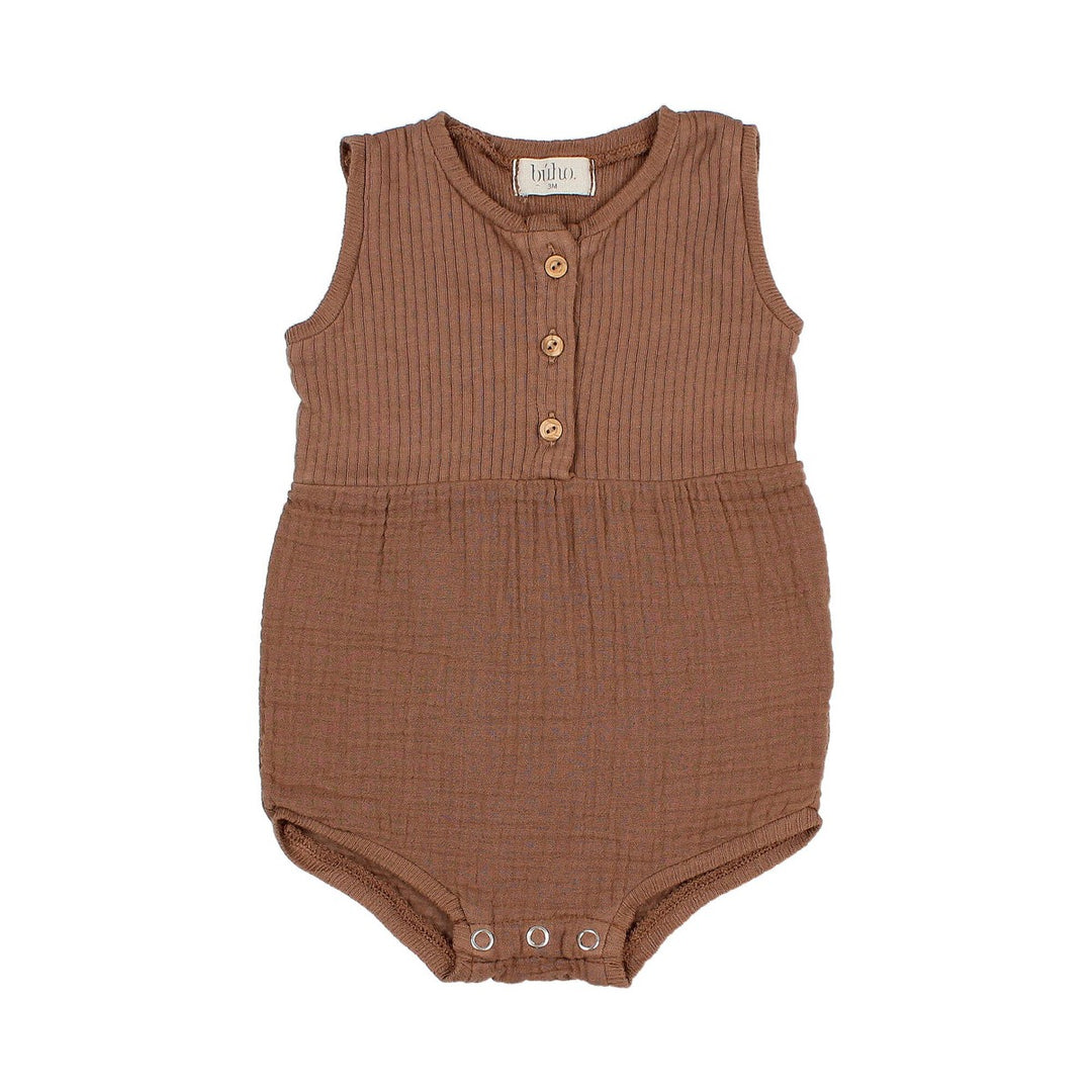 Bambi Romper - Cocoa