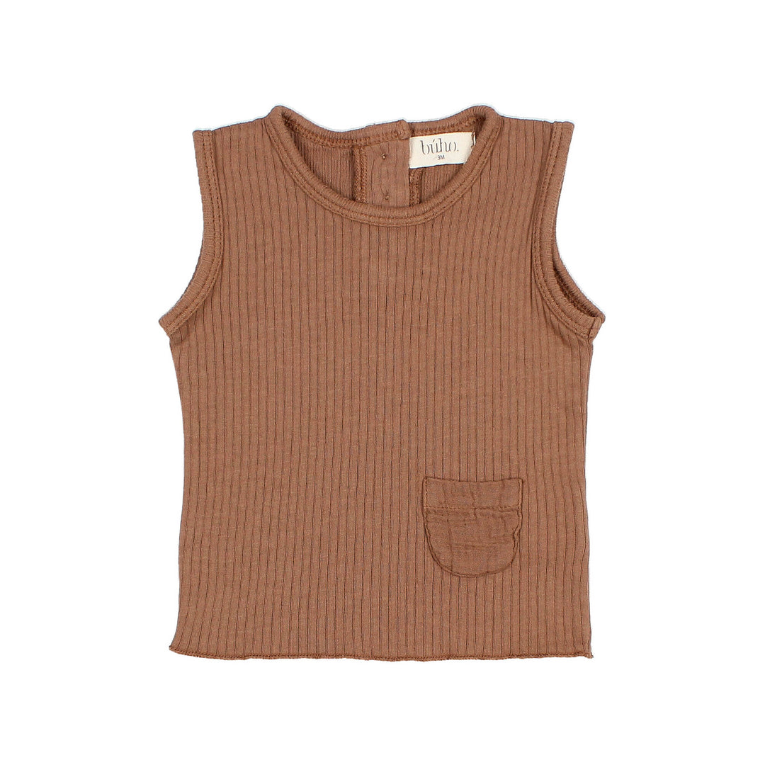 Sidney Tank Top - Cocoa