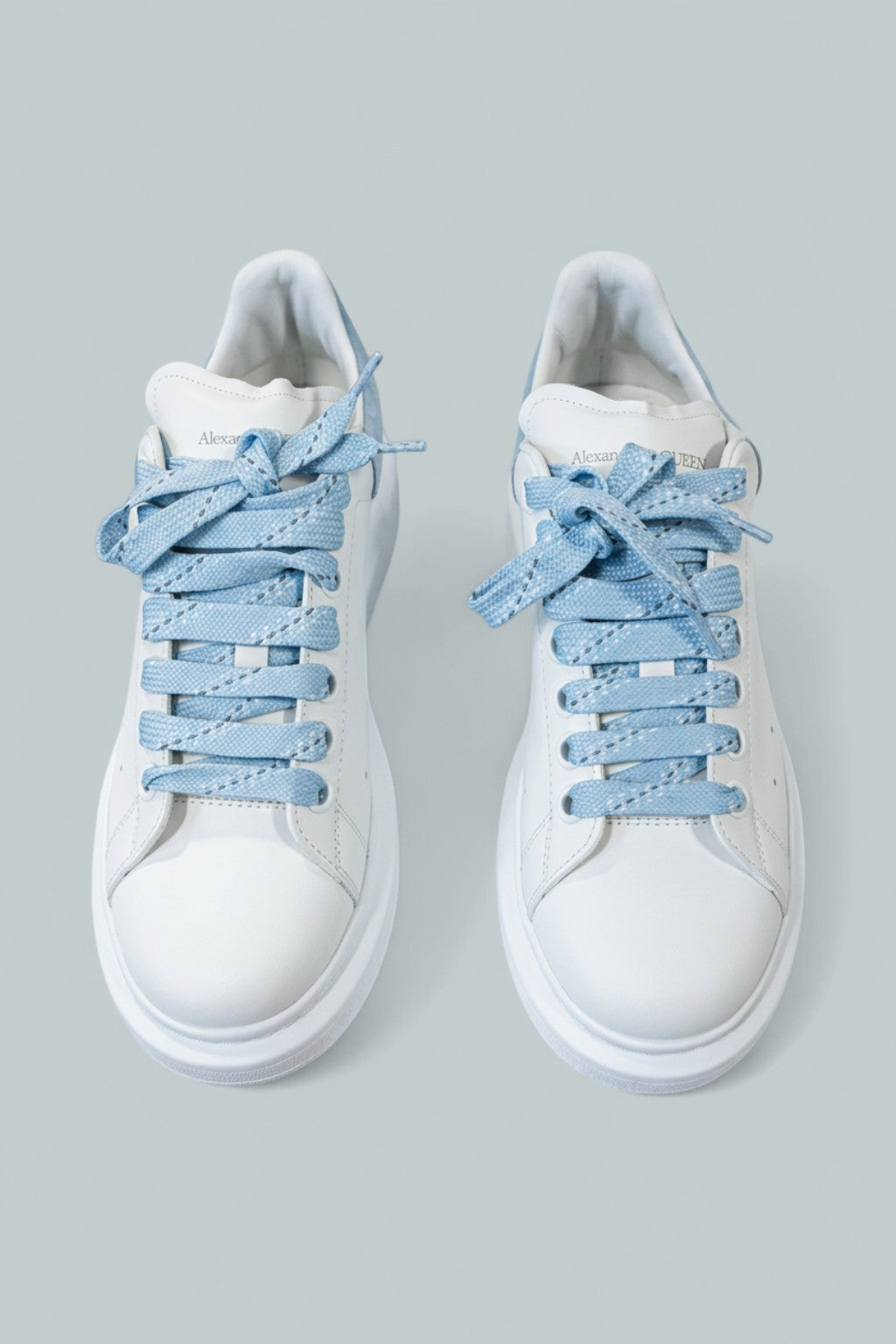 Women's New Tech Platform Sneakers - Pale Blue/White