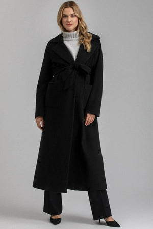 FLAMINIA Maternity Coat - Black