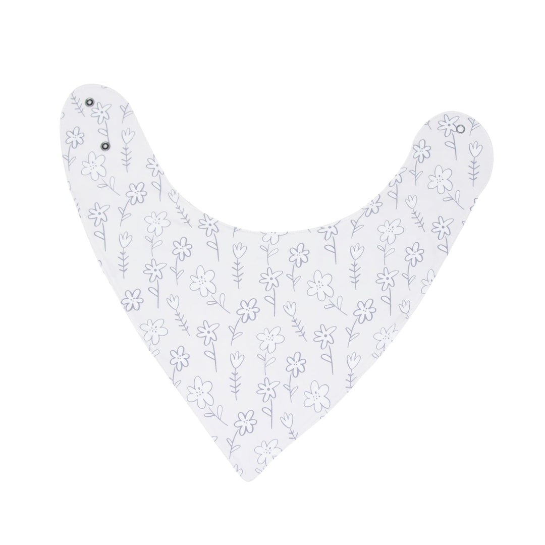 Baby Bib - Grey Doodle