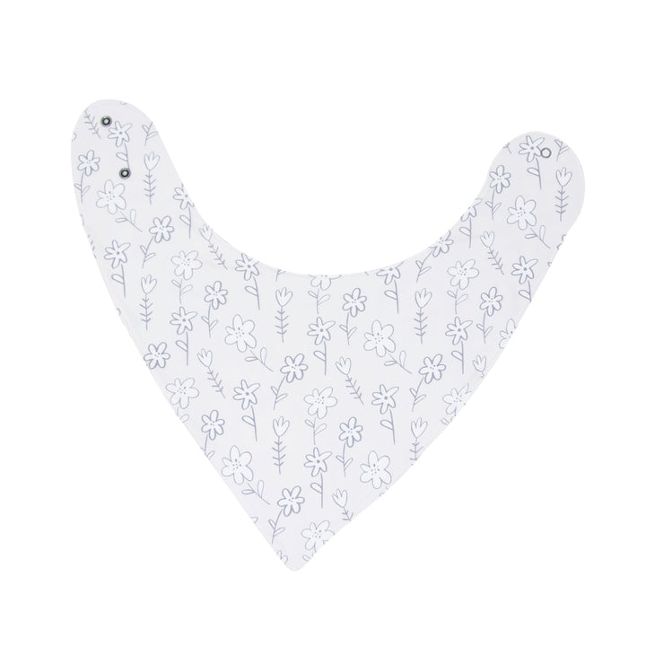 Baby Bib - Grey Doodle