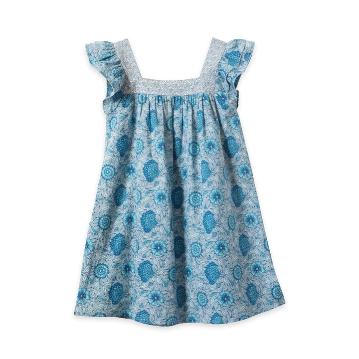 Girls Square Neck Everly Dress - Jaipur