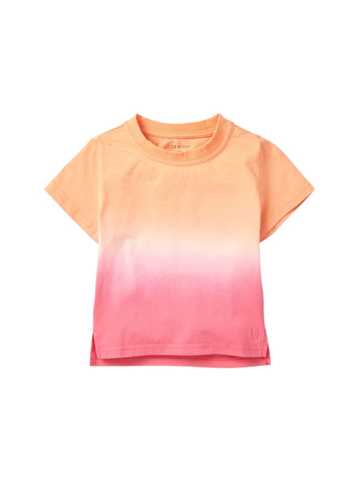 Neon Ombre Tee - Orange/Pink