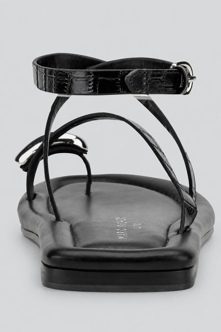 Glynnie Sandals - Black 001 Leather