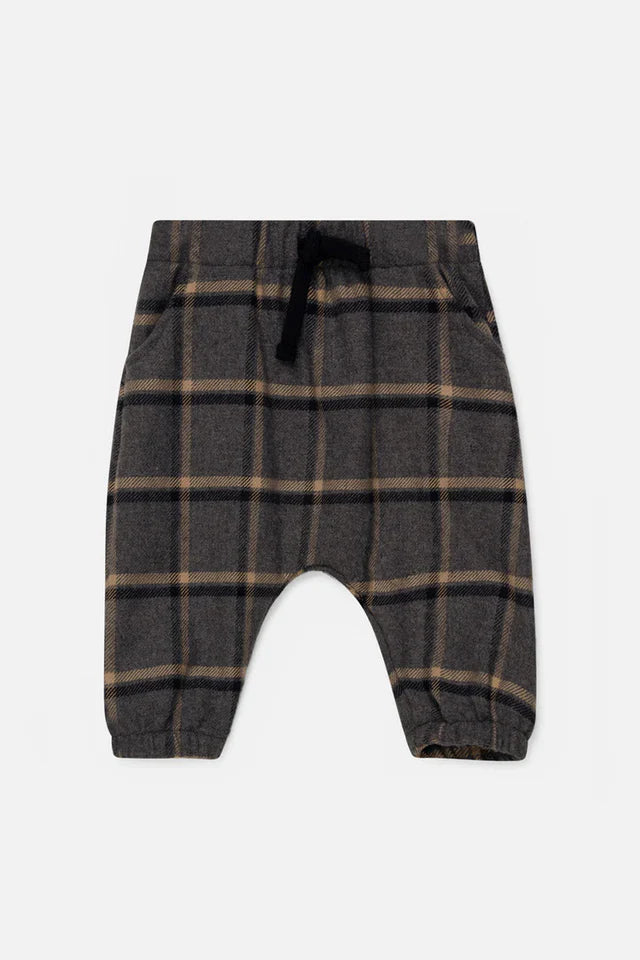 Plaid Flannel Baby Pants - Unique