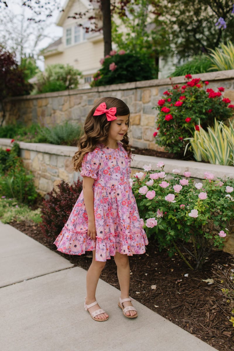 Aura Poplin Dress - Love Is Blooming