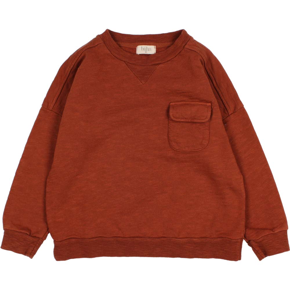 Pocket Sweatshirt - Rust