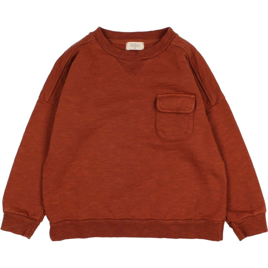 Pocket Sweatshirt - Rust Sweatshirts Buho 