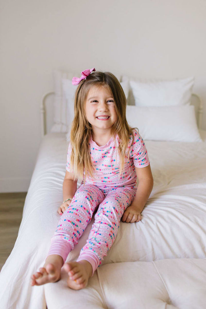 2 Piece Short Sleeve Bamboo Pajama - Besties