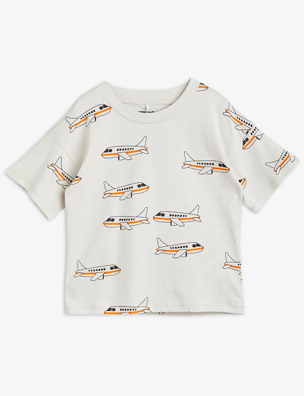 Airplane Aop Ss Tee - Grey