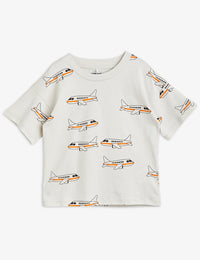 Airplane Aop Ss Tee - Grey