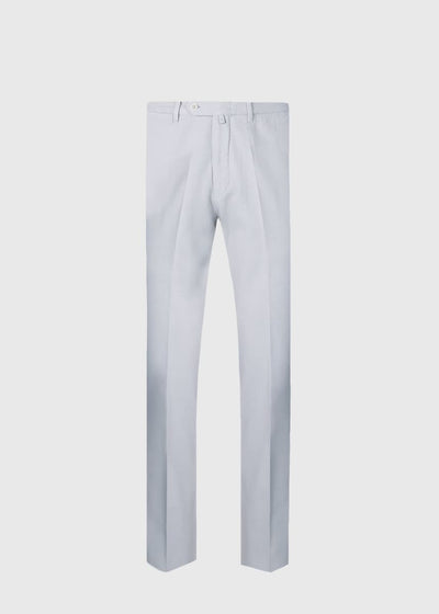 Cotton & Cashmere Trouser - Light Grey - Trouser
