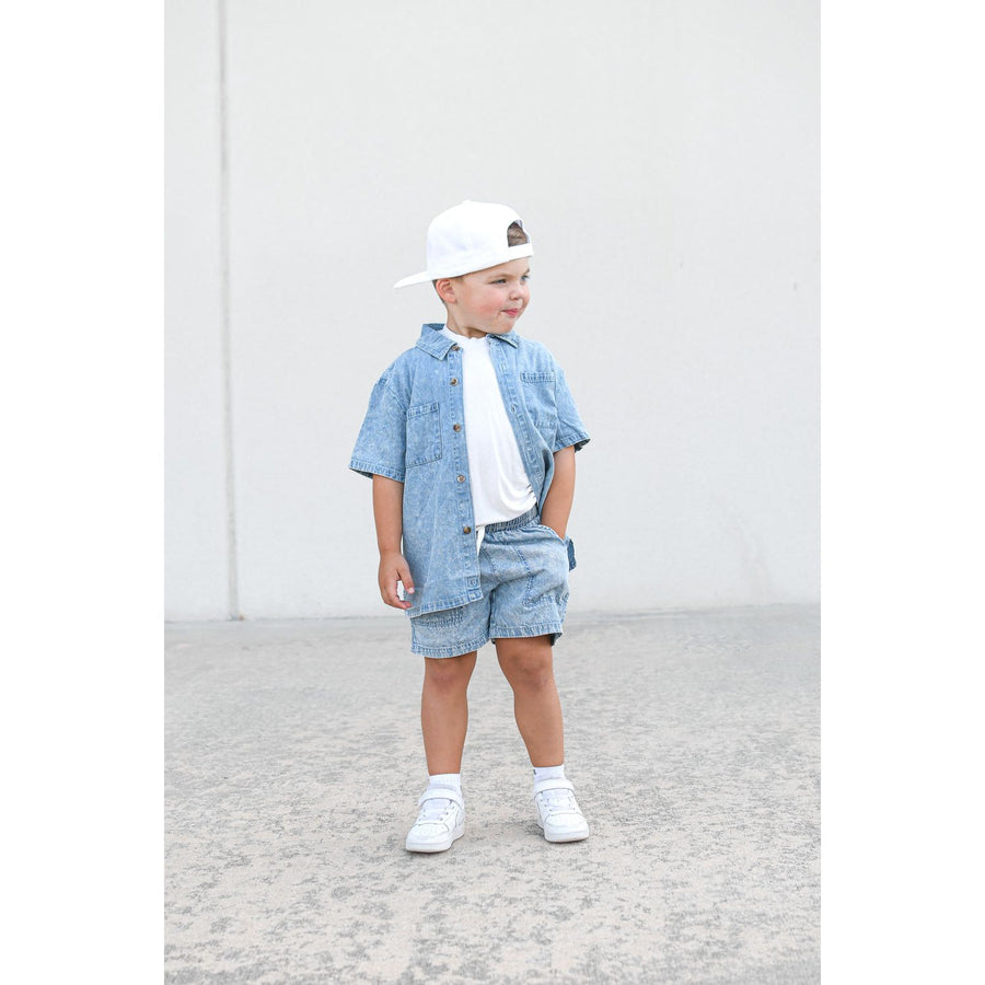 Baby Boys Chambray Short