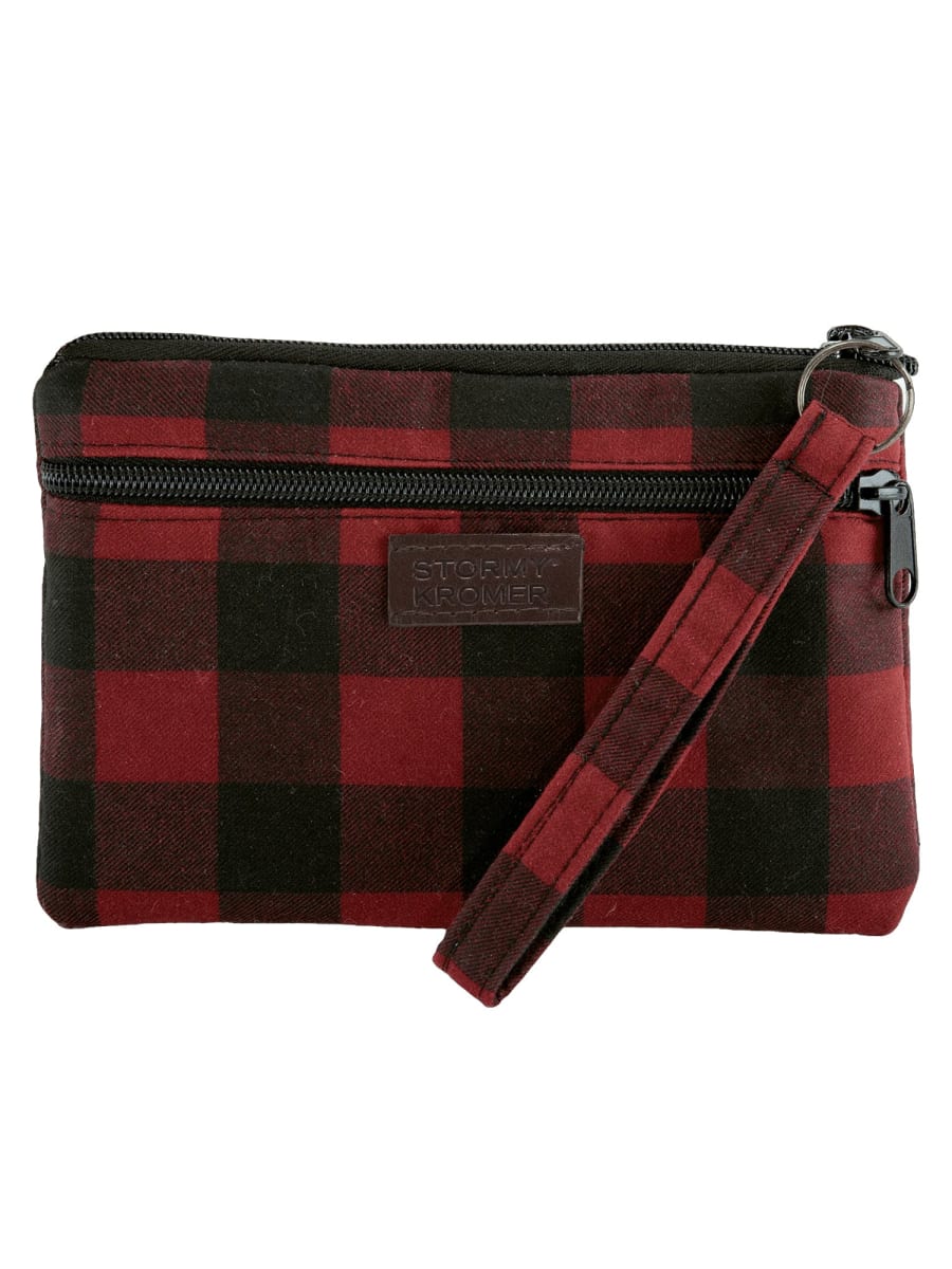 Wristlet - Red/blk Buffalo Pld
