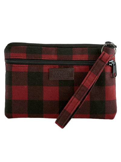 Wristlet - Red/blk Buffalo Pld