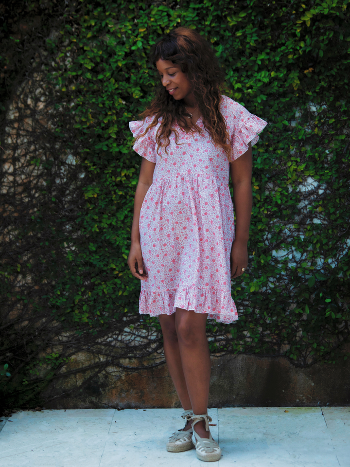 Francoise Dress - Dalia Cerise