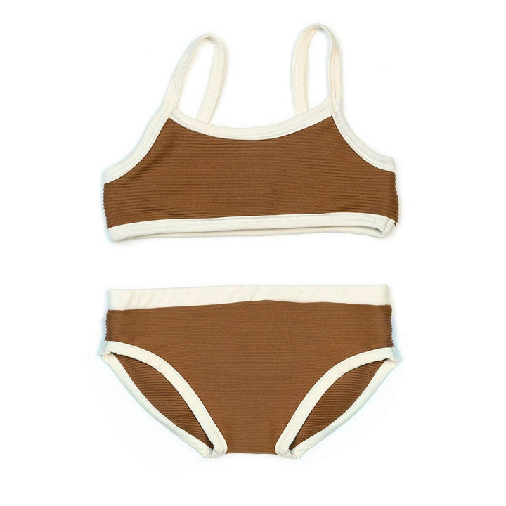 Swimsuit Two-Piece Set - Pecan