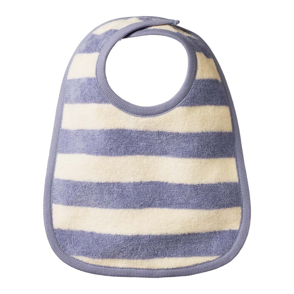 Reversible Bib - Bold Dusky Stripe Accessories Nature Baby 