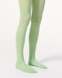 Rodebjer Colab Paisley Tights - Techno Green