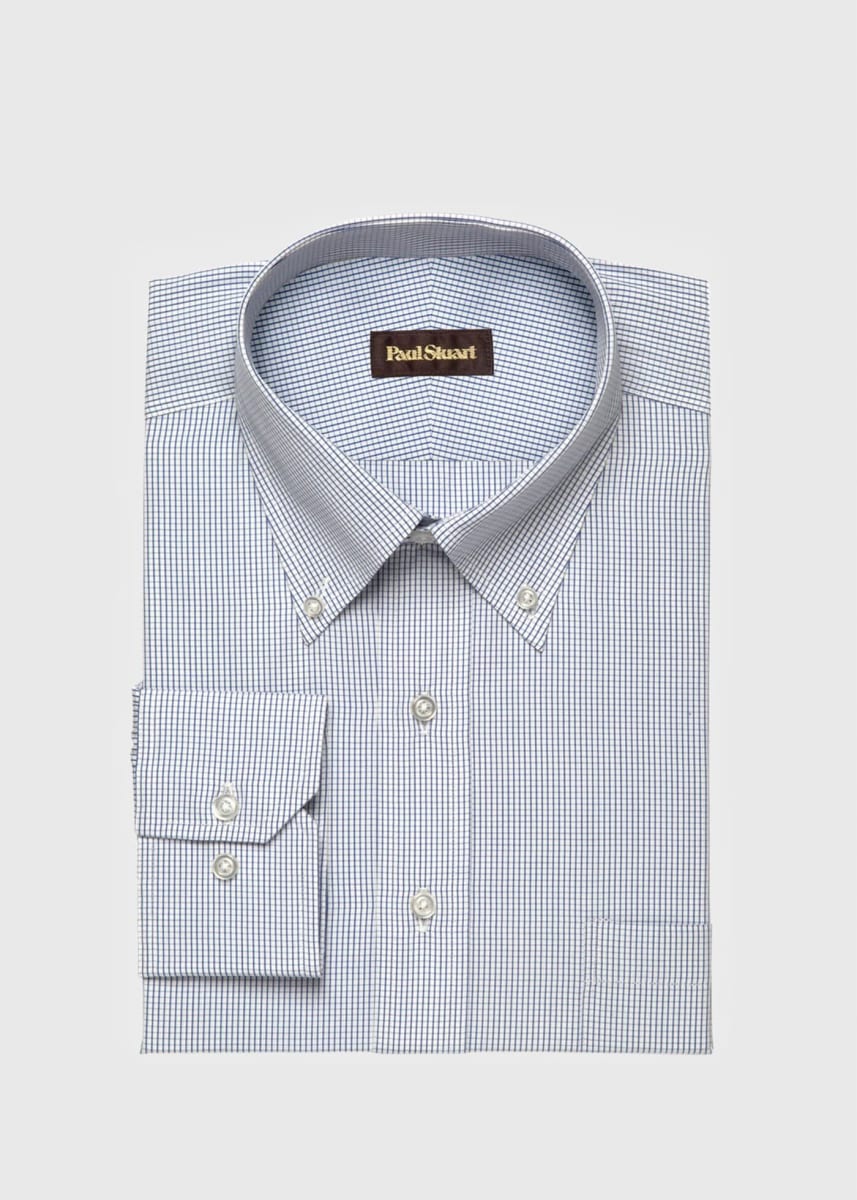 Graph Check Dress Shirt - Blue