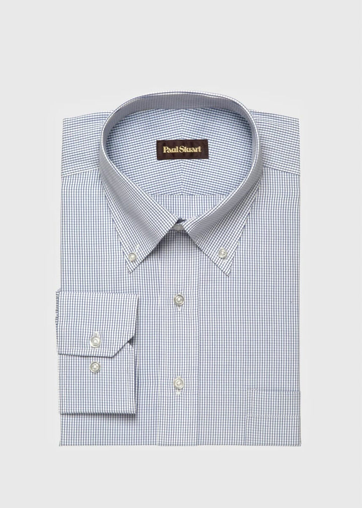 Graph Check Dress Shirt - Blue
